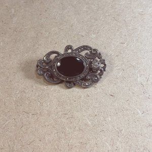 Vintage sterling silver Marcasite
